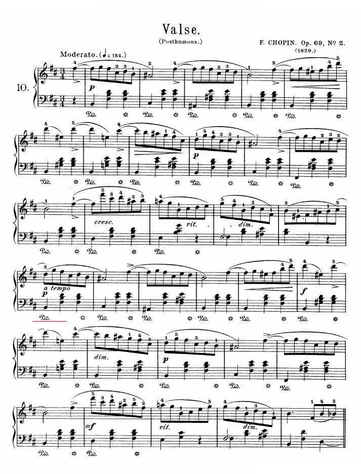 b小调圆舞曲作品69号之2