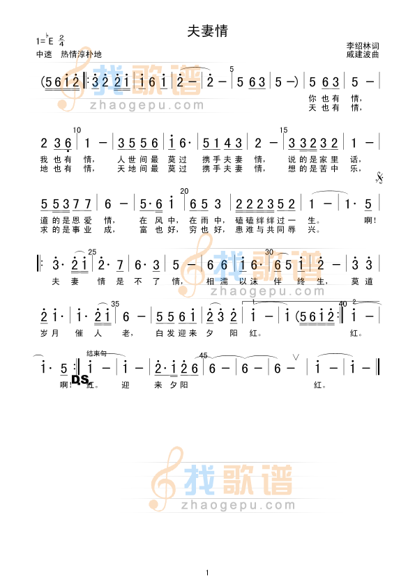 夫妻情
