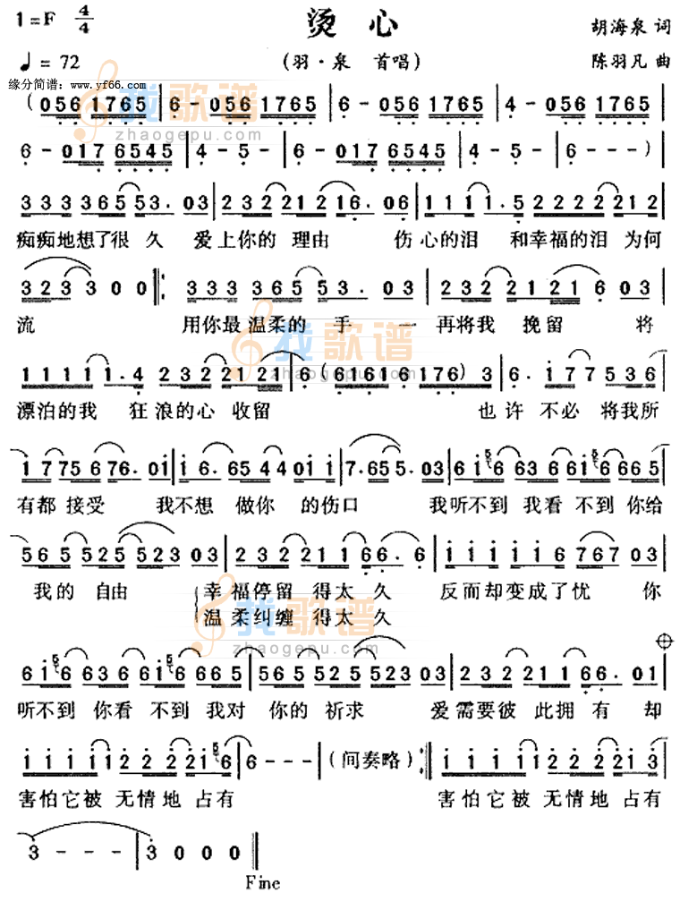 烫心