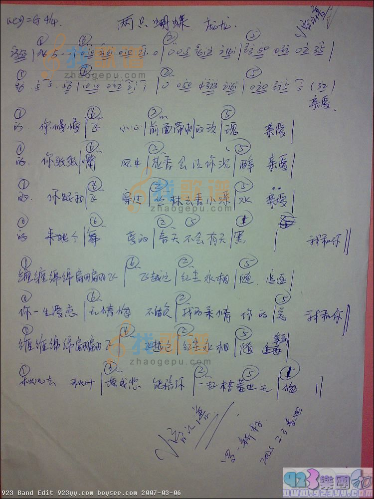 庞龙-两只蝴蝶