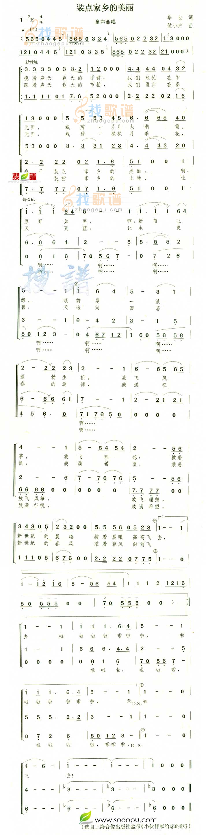 装点家乡的美丽