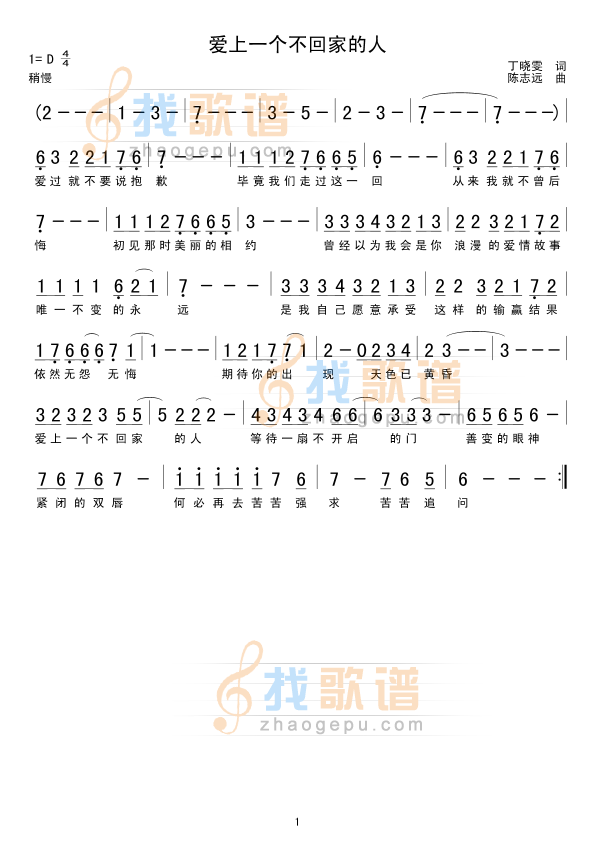 爱上一个不回家的人
