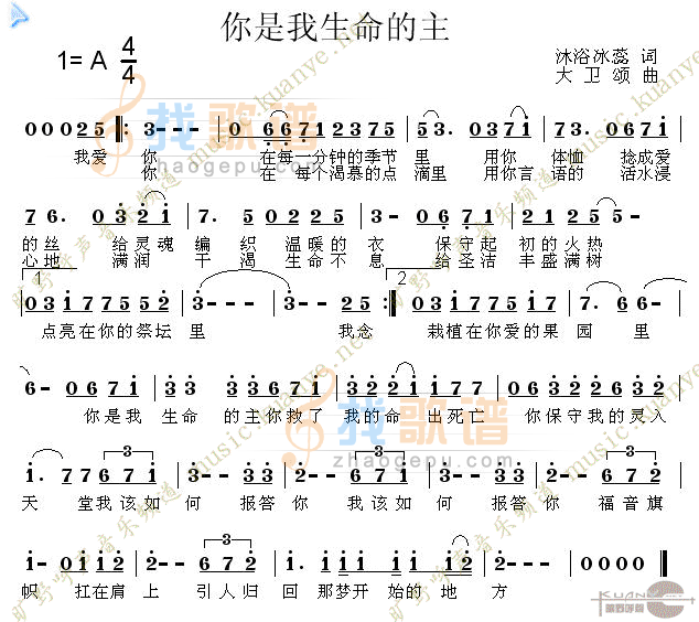 你是我生命的主