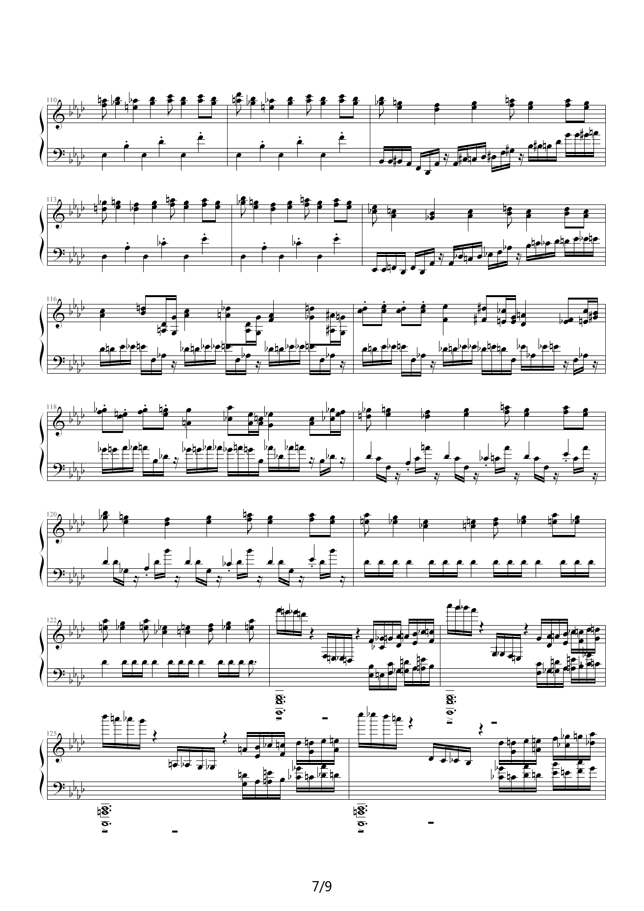 24首前奏曲之6 降A调