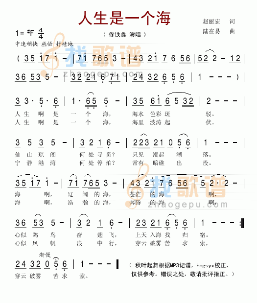 人生是一个海