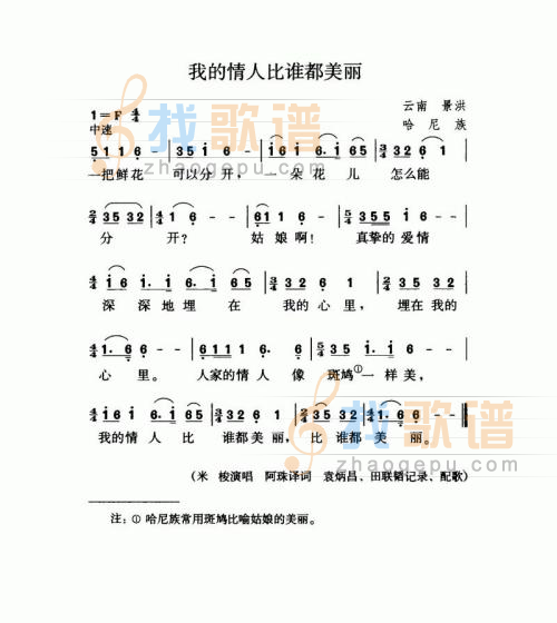 我的情人比谁都美丽