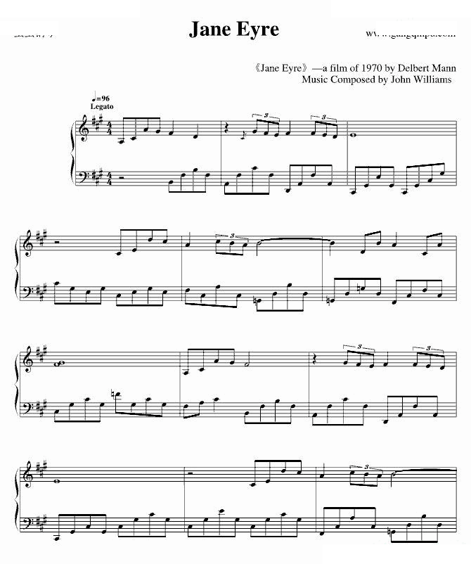 简爱自己弹的 Jane Eyre