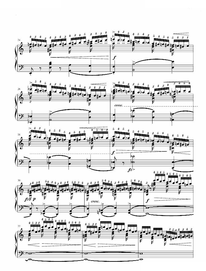 肖邦练习曲第2条