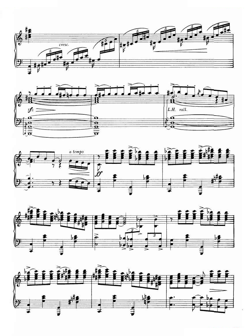 Rhapsody in blue (piano solo)