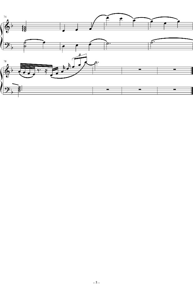 潘多拉之心 插曲 蕾西 (简化钢琴版)