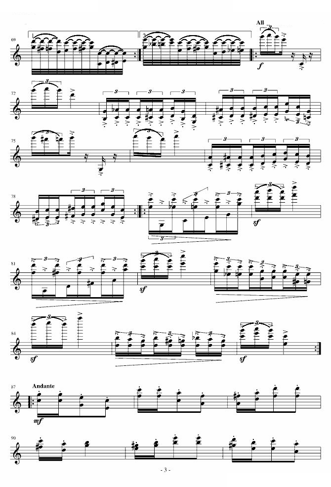 桑塔露琪亚变奏曲