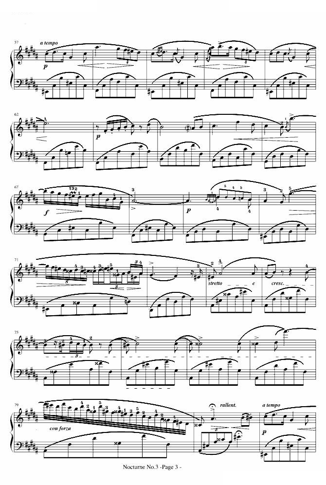 肖邦-夜曲No.3,Op.9-3