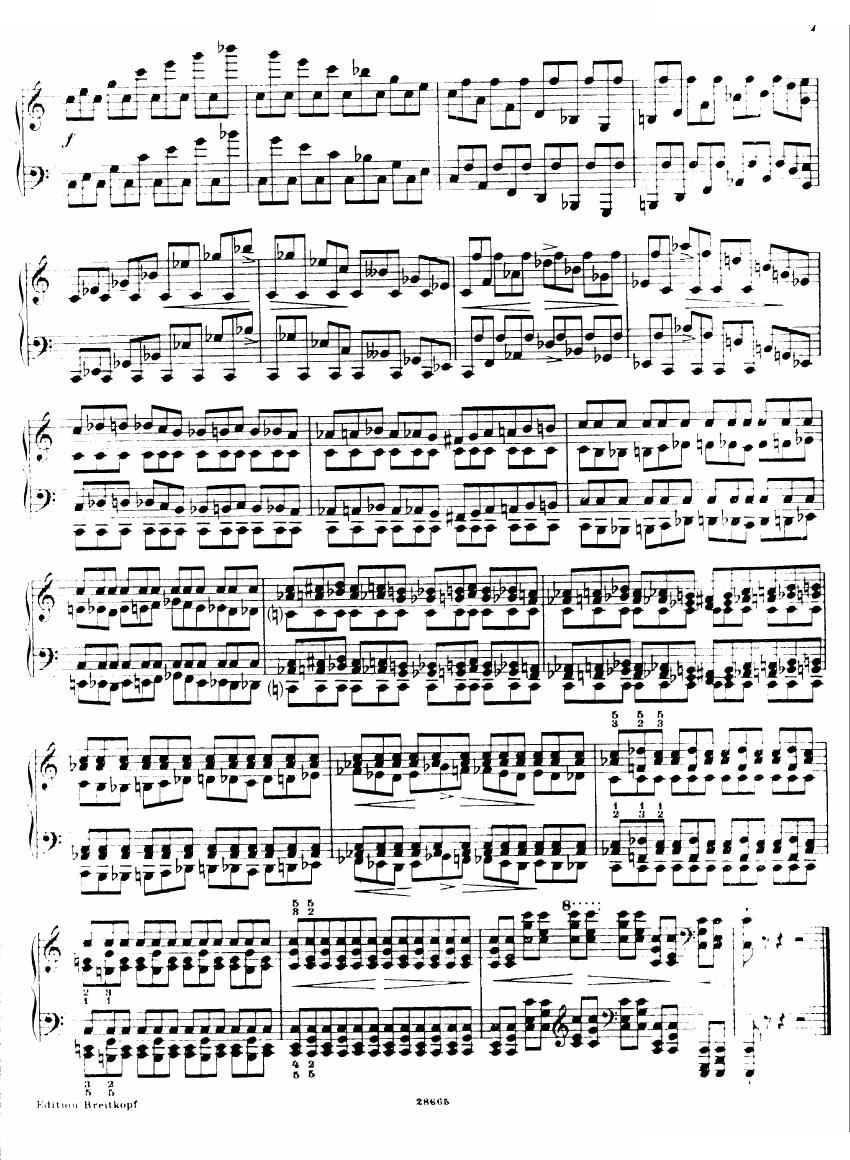 Busoni Etudes 1