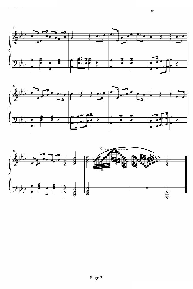 甜蜜奏鸣曲（三连音附指法）