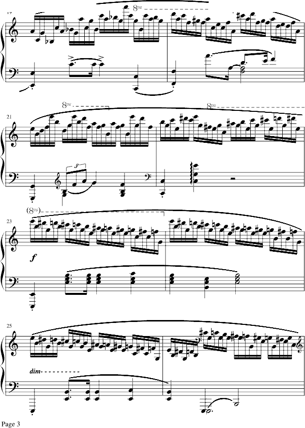肖邦冬风练习曲