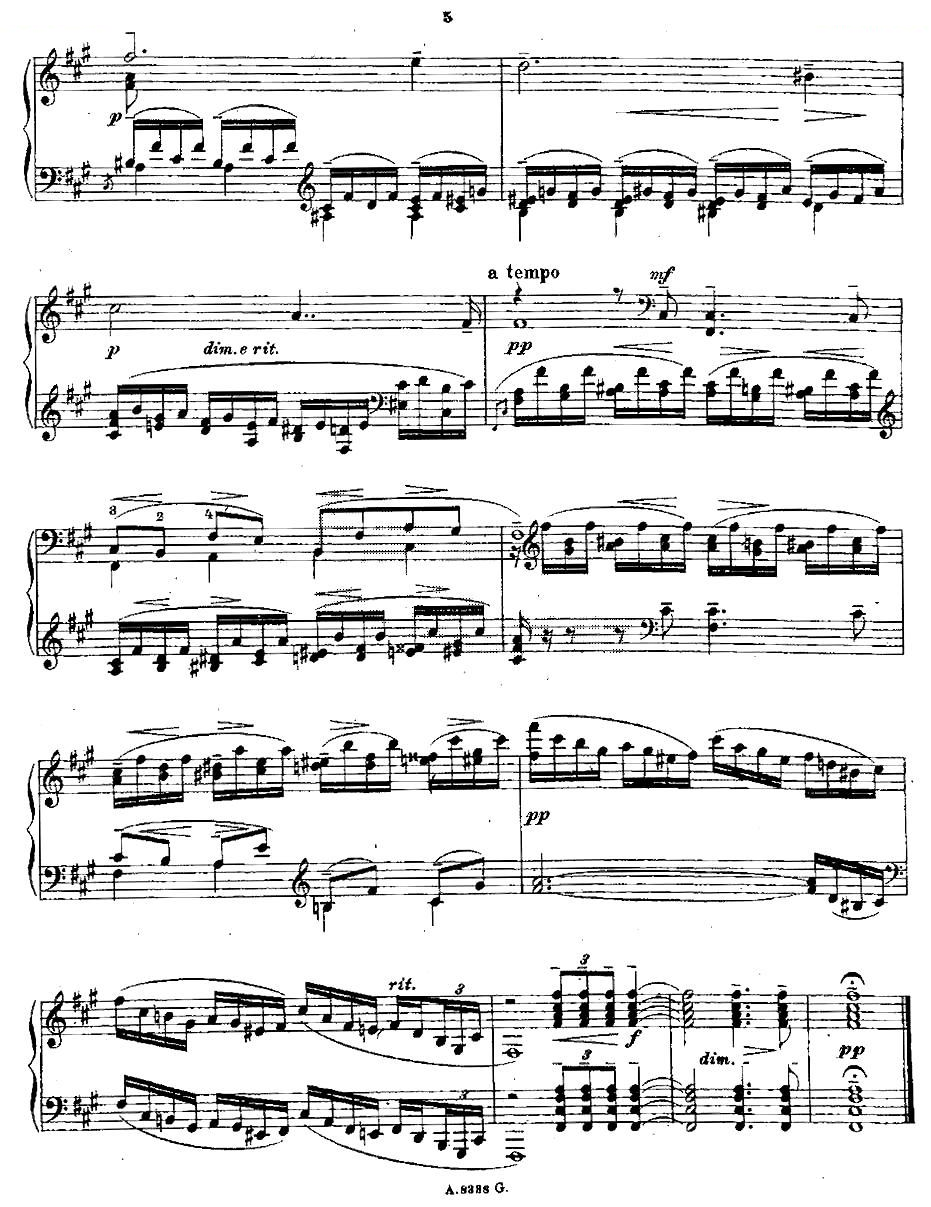 Rachmaninoff 10 Preludes, Op.23 （拉赫玛尼诺夫前奏曲之一）