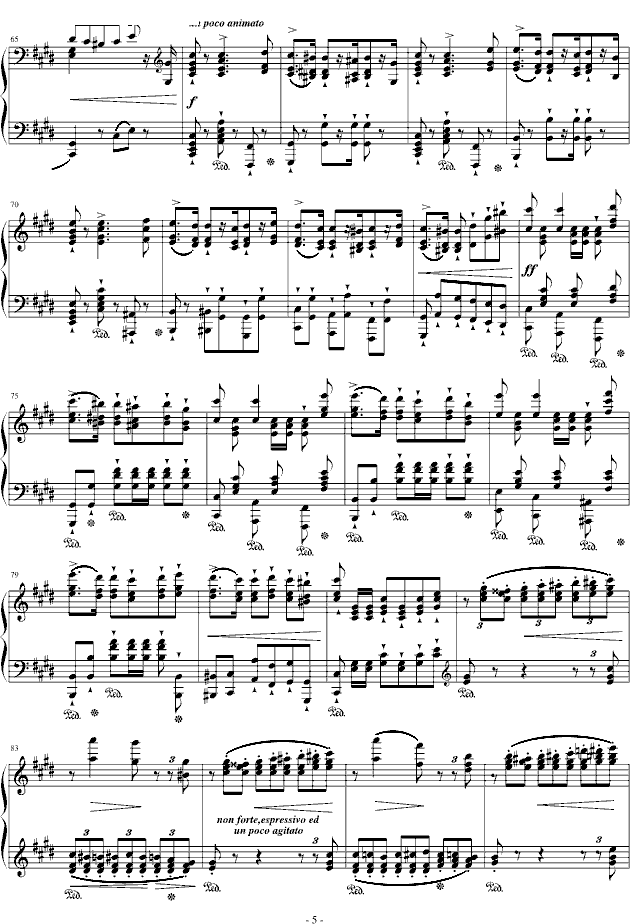 李斯特 西班牙狂想曲难度极高的炫技大作！
