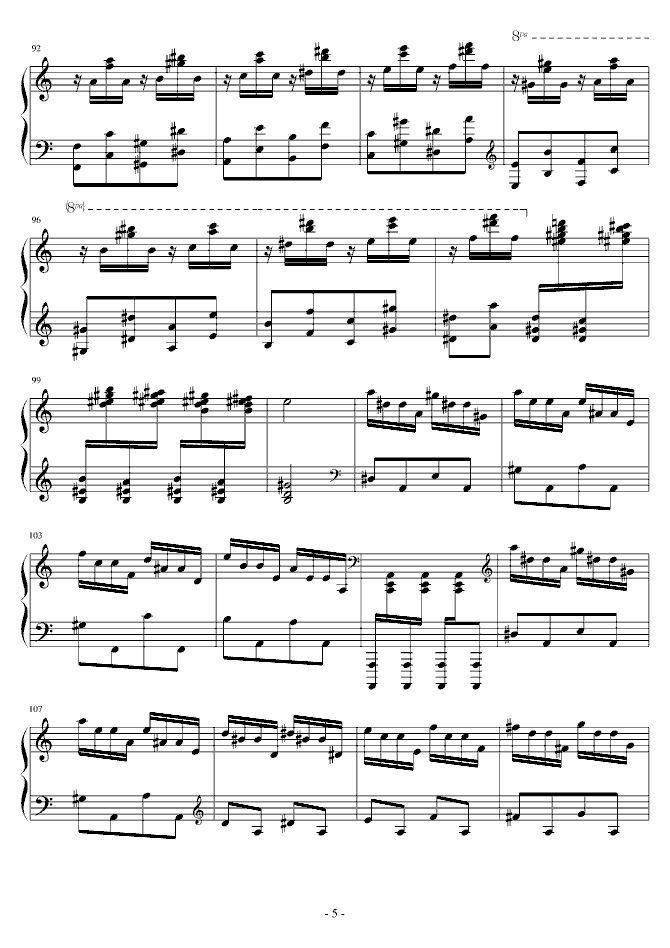 “狼兔”练习曲