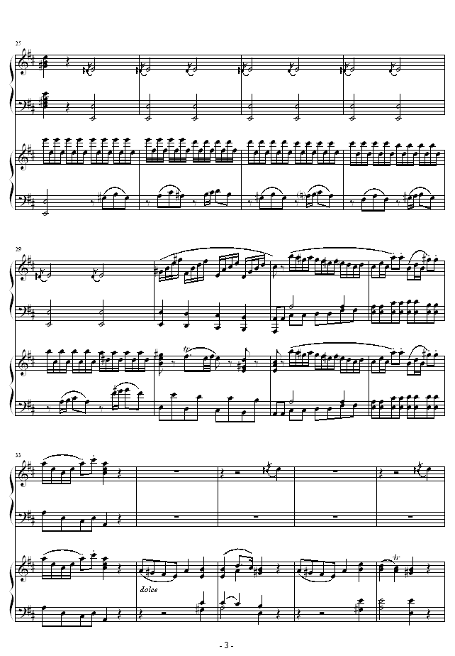 D大调双钢琴奏鸣曲K448第一乐章