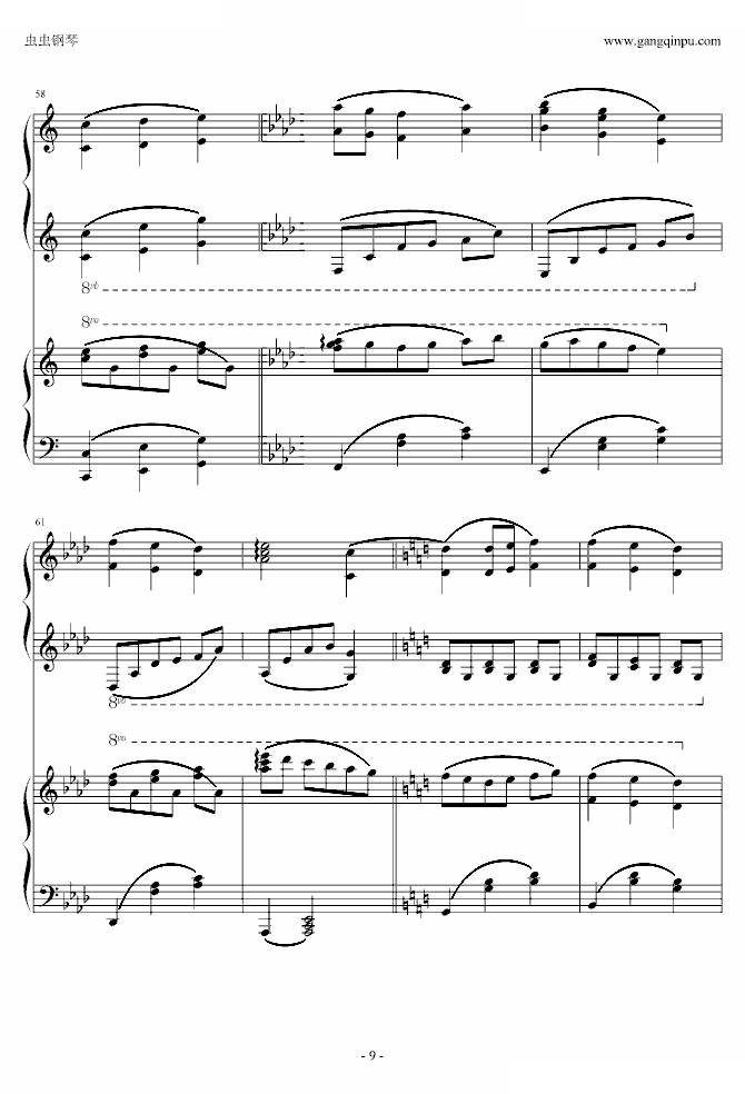 潘多拉之心插曲<<蕾西>>-双钢琴版（修改）
