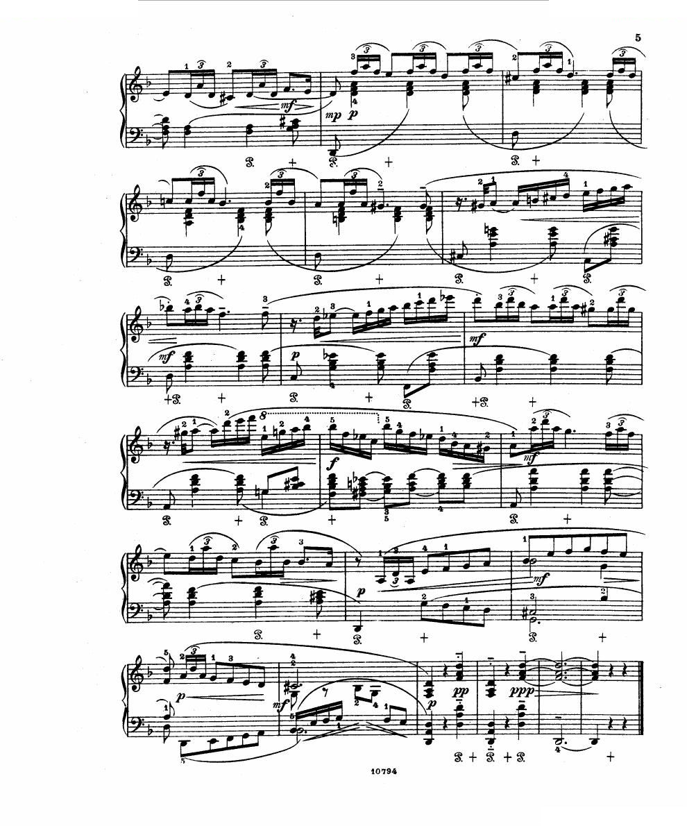 Fuchs Robert Improvisation pour clavier op.11