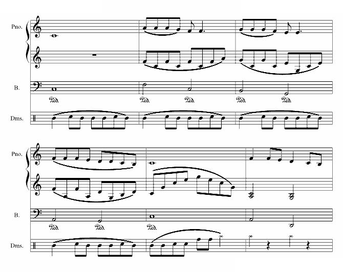 狐步即兴曲（带打击乐）