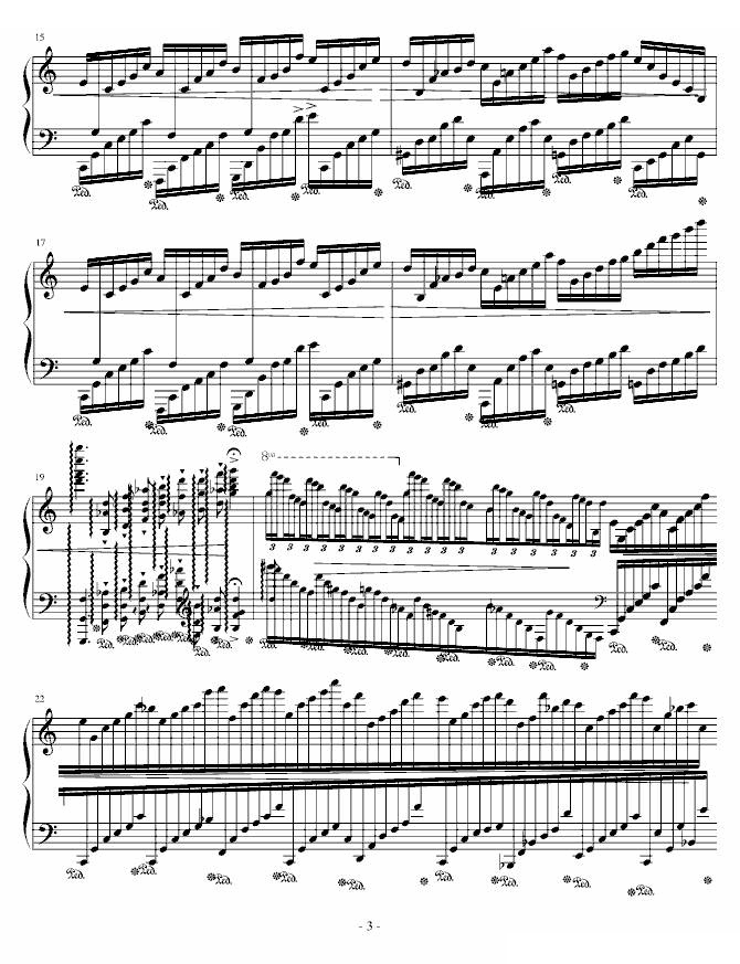 钢琴练习曲之