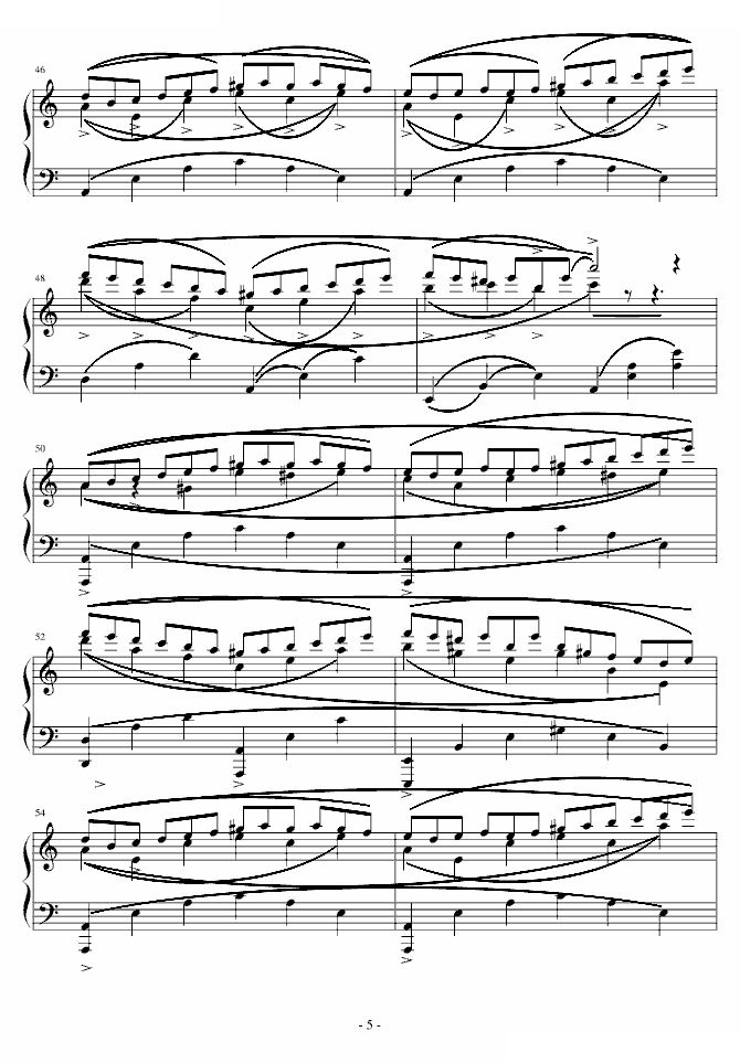 a小调练习曲