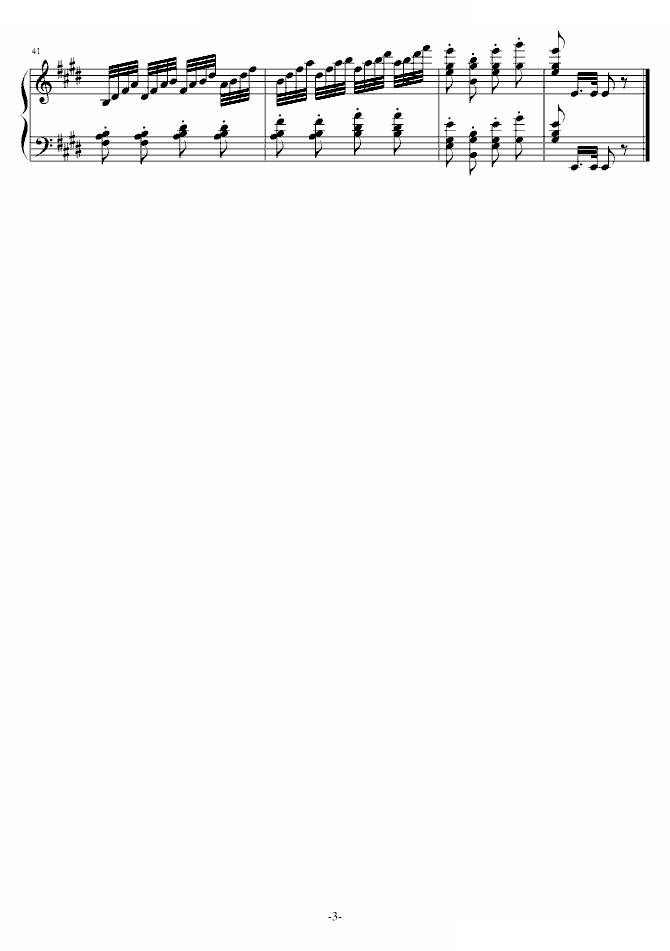 轻快的小练习曲