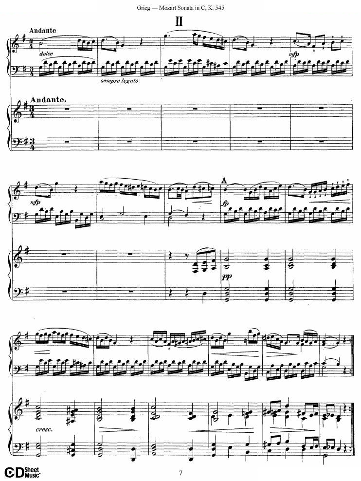 Grieg-Mozart-sonata KV545 2 pianos