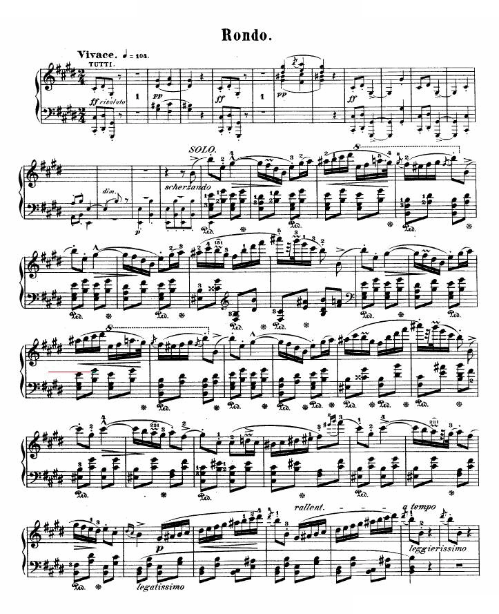 钢琴第一协奏曲 op.11-3