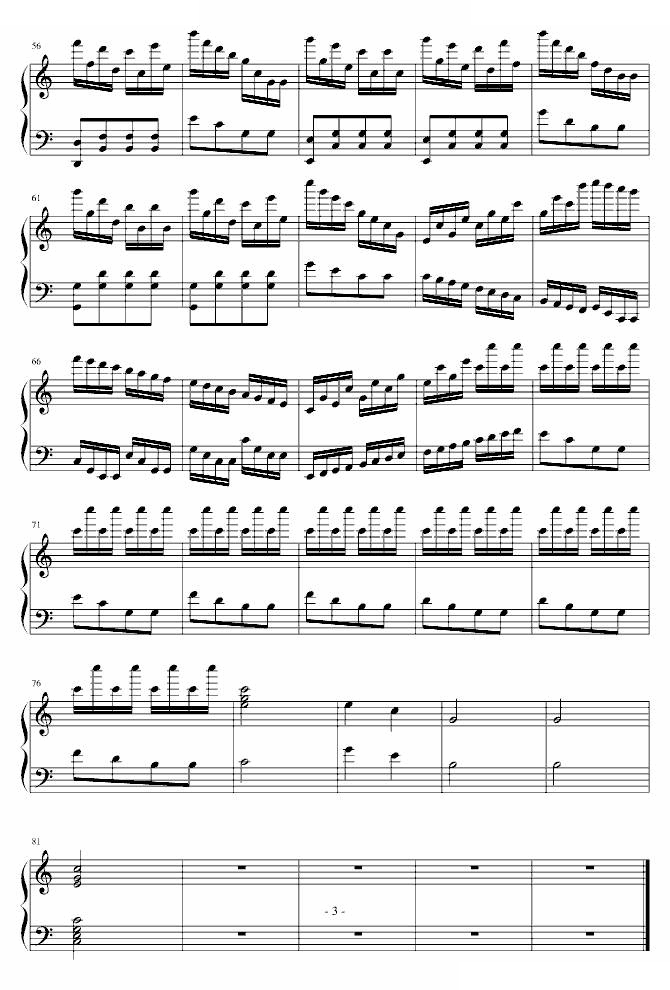 C大调奏鸣曲 第三乐章·舞会·