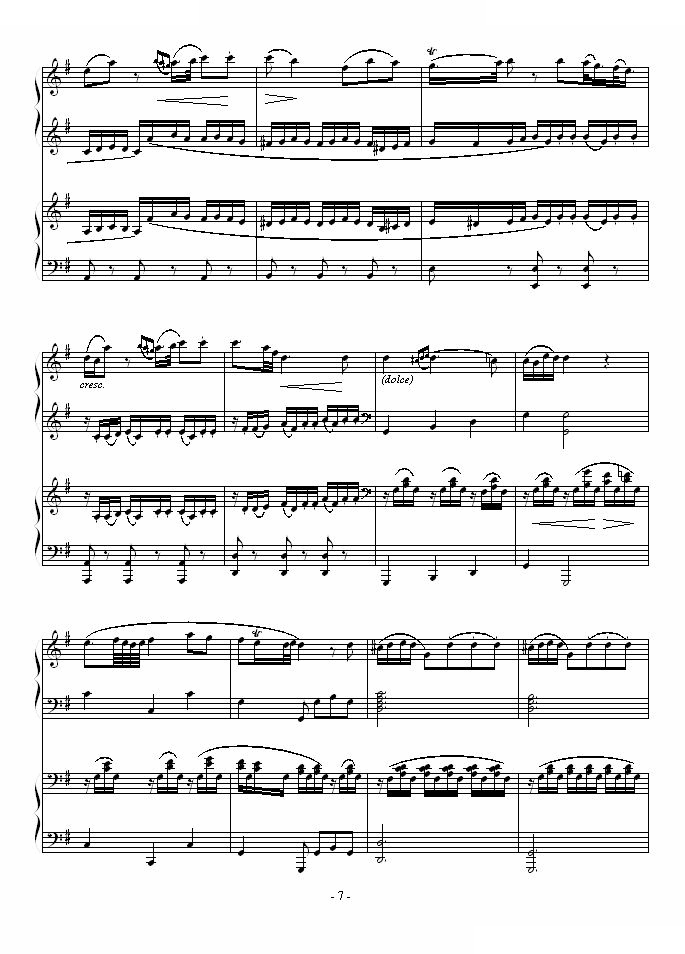 D大调双钢琴奏鸣曲第二乐章