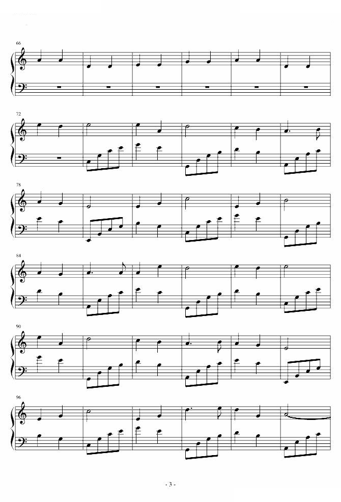 仙剑奇侠传四主题曲-梦回游仙（最简版）