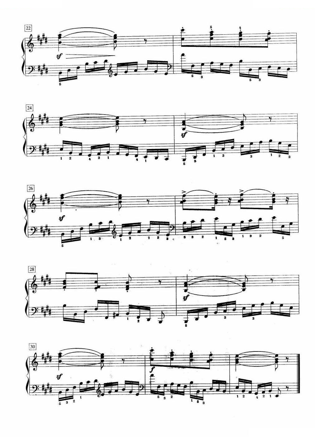 练习曲（六级B.1.）