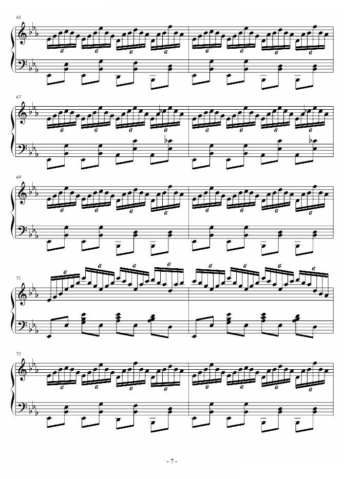 降E大调随想曲