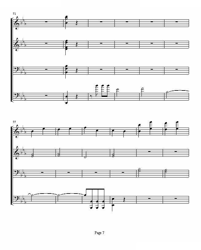 命运交响曲 -（钢琴4手联弹）