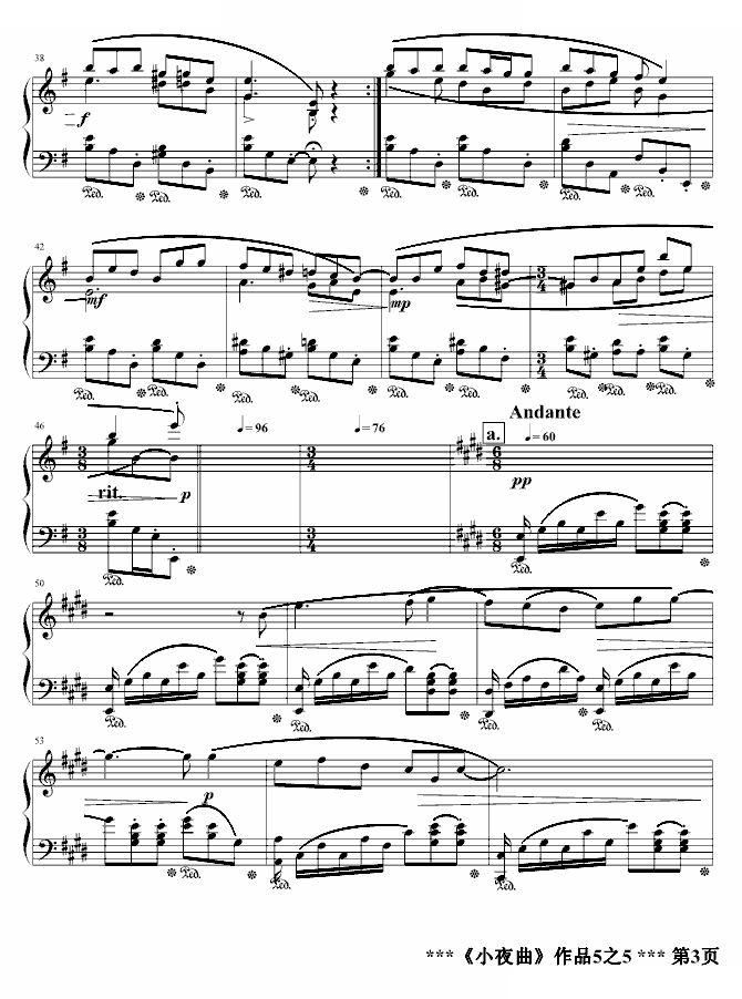 小夜曲Op5.5