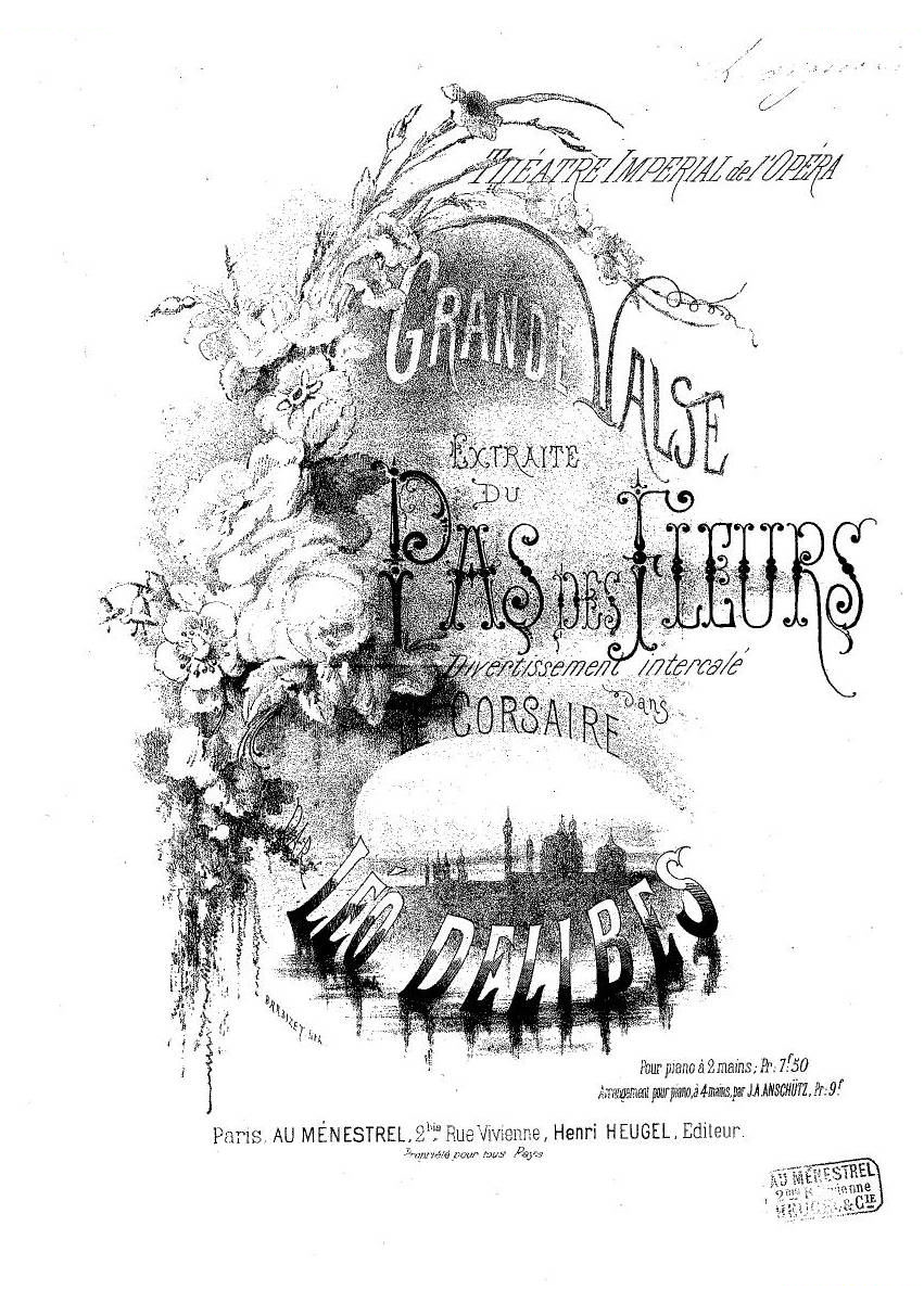 Delibes Grande valse du Pas des fleurs