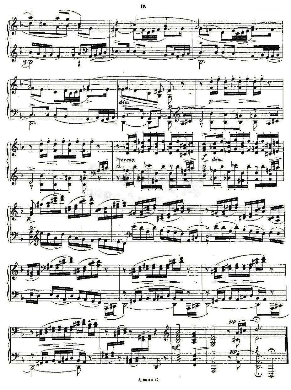 10首前奏曲之三（Rachmaninoff10 Preludes Op.23）