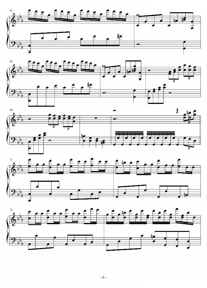 c小调钢琴曲
