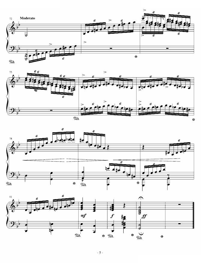 原创旋律练习曲