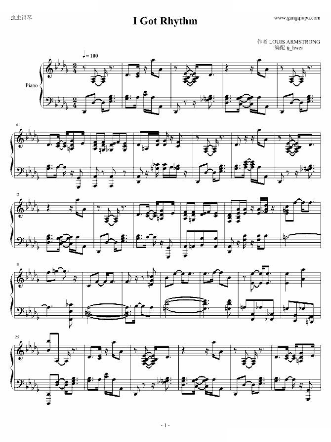 经典爵士乐I Got Rhythm