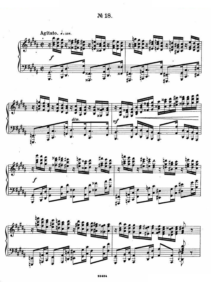Gliere 25 Preludes op30 Book4