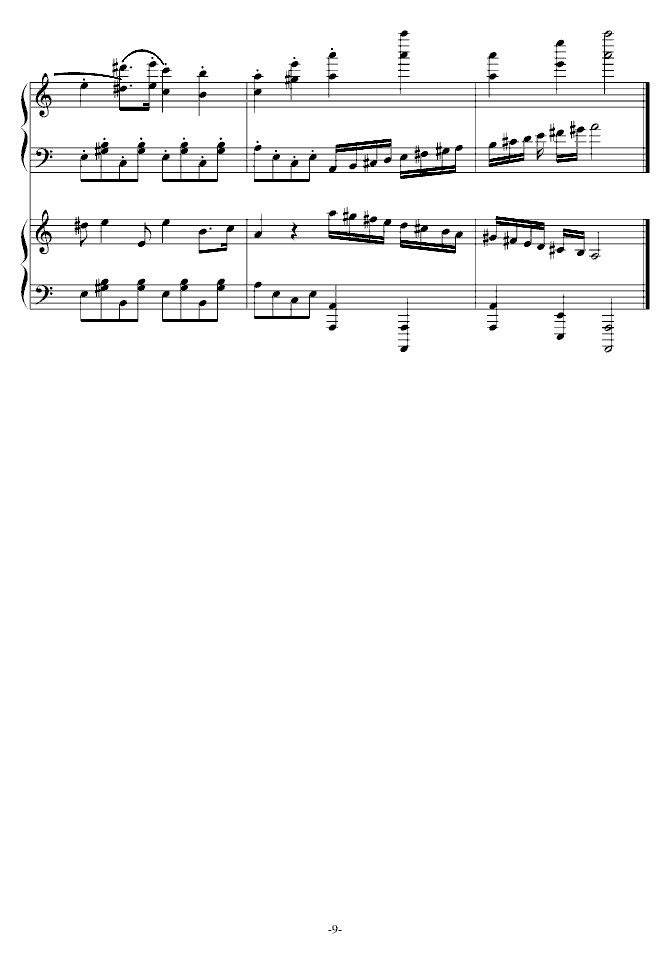 小嬉游曲（双钢琴）