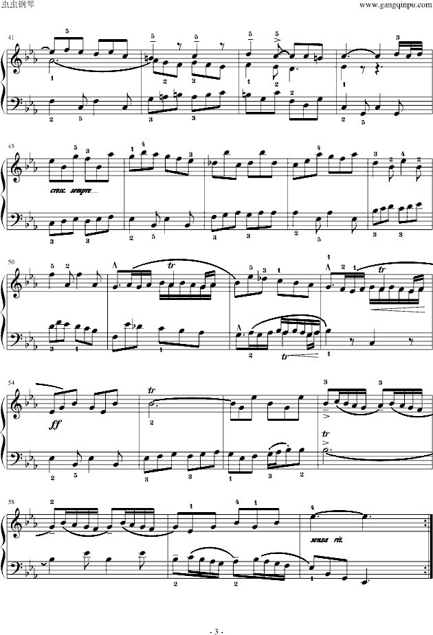 基格 法国组曲四 No.6