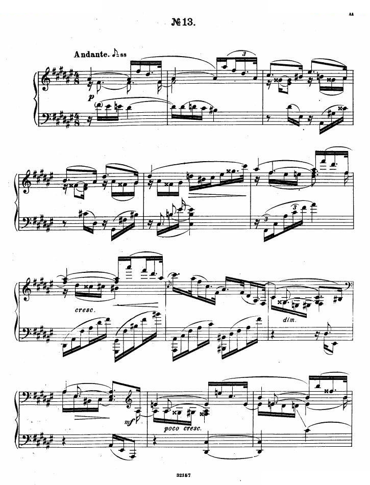 Gliere 25 Preludes op30 Book3