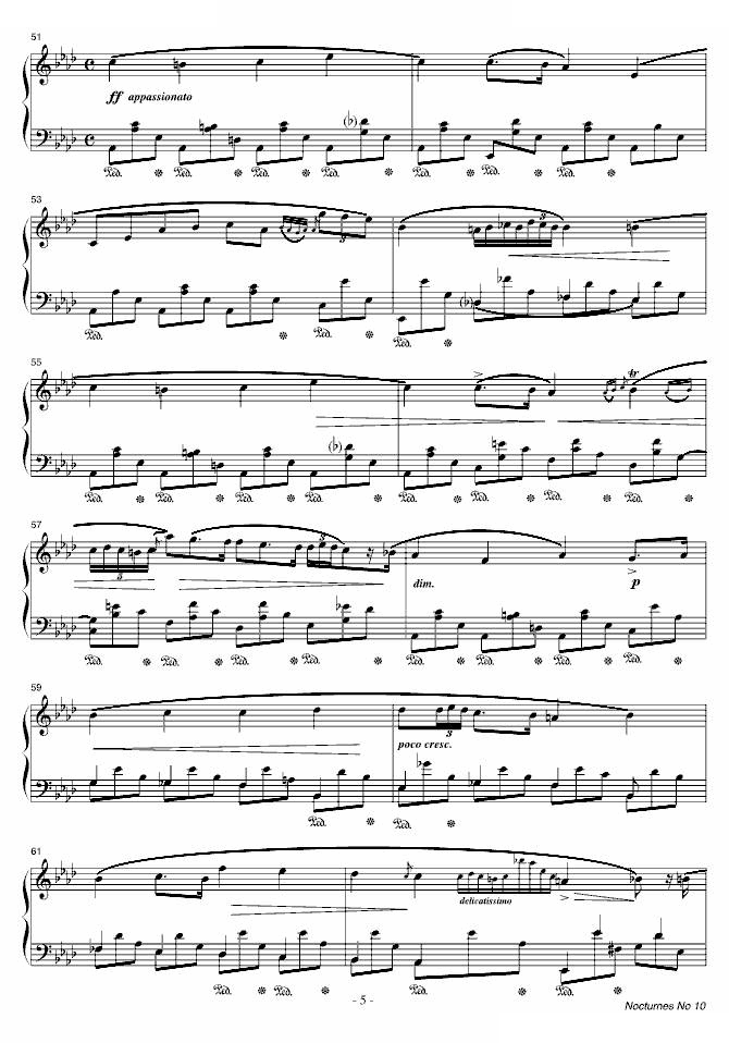 肖邦-降A大调夜曲(Op.32-2)
