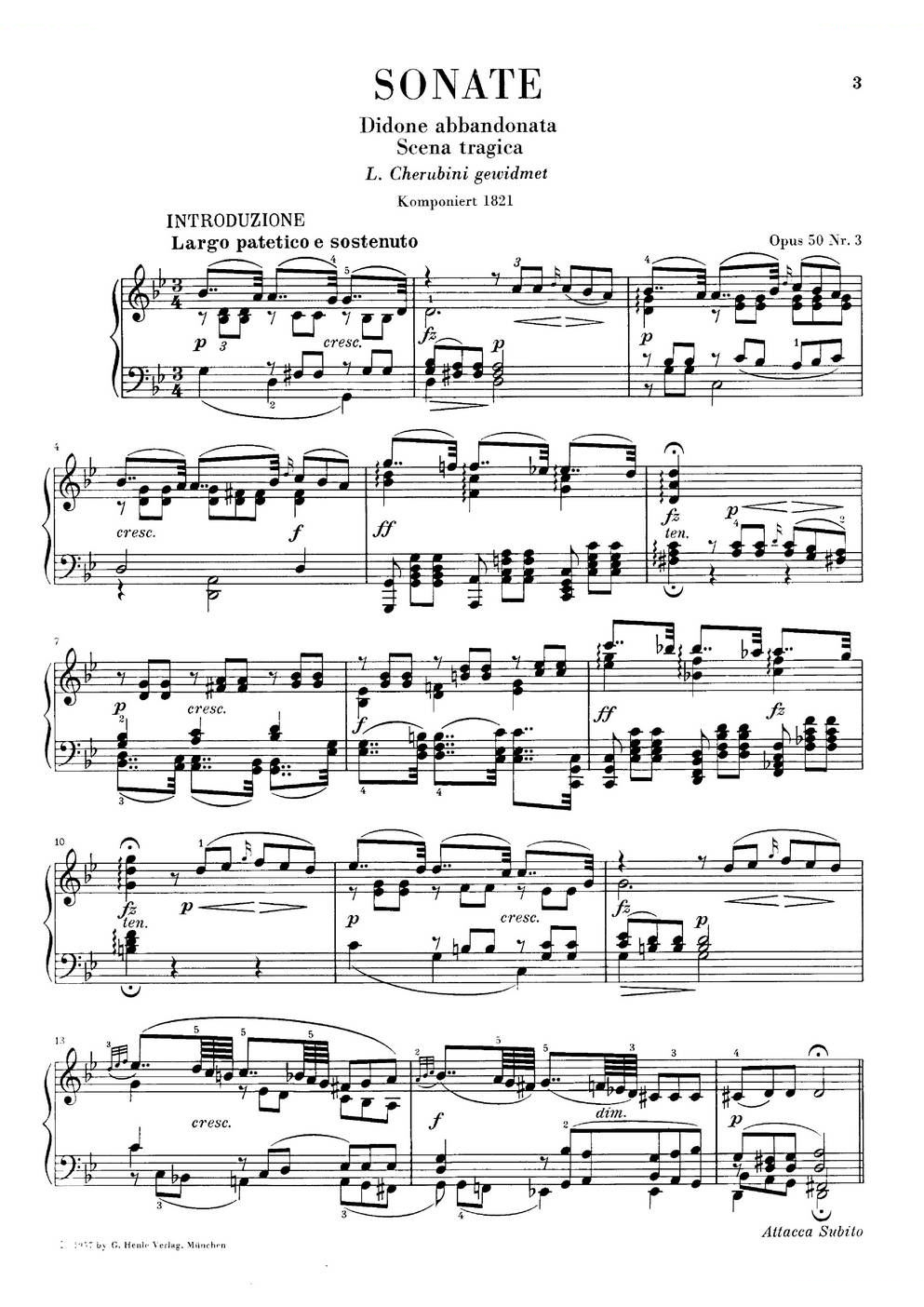 Clementi-Didune Abandonata Op50 No3
