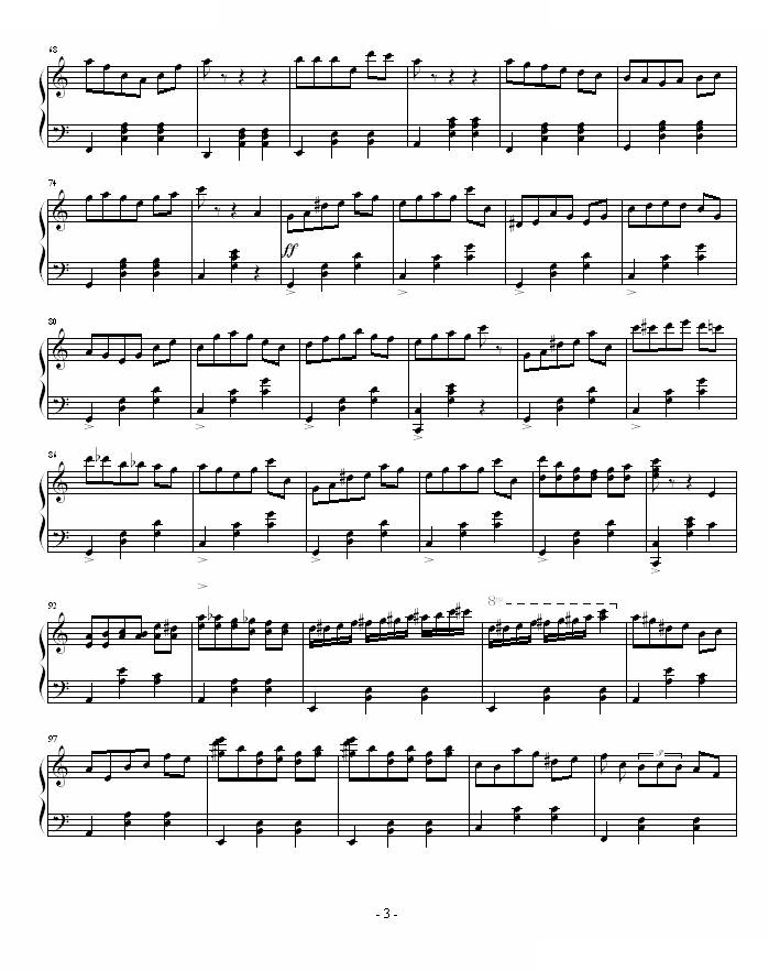 C大调圆舞曲